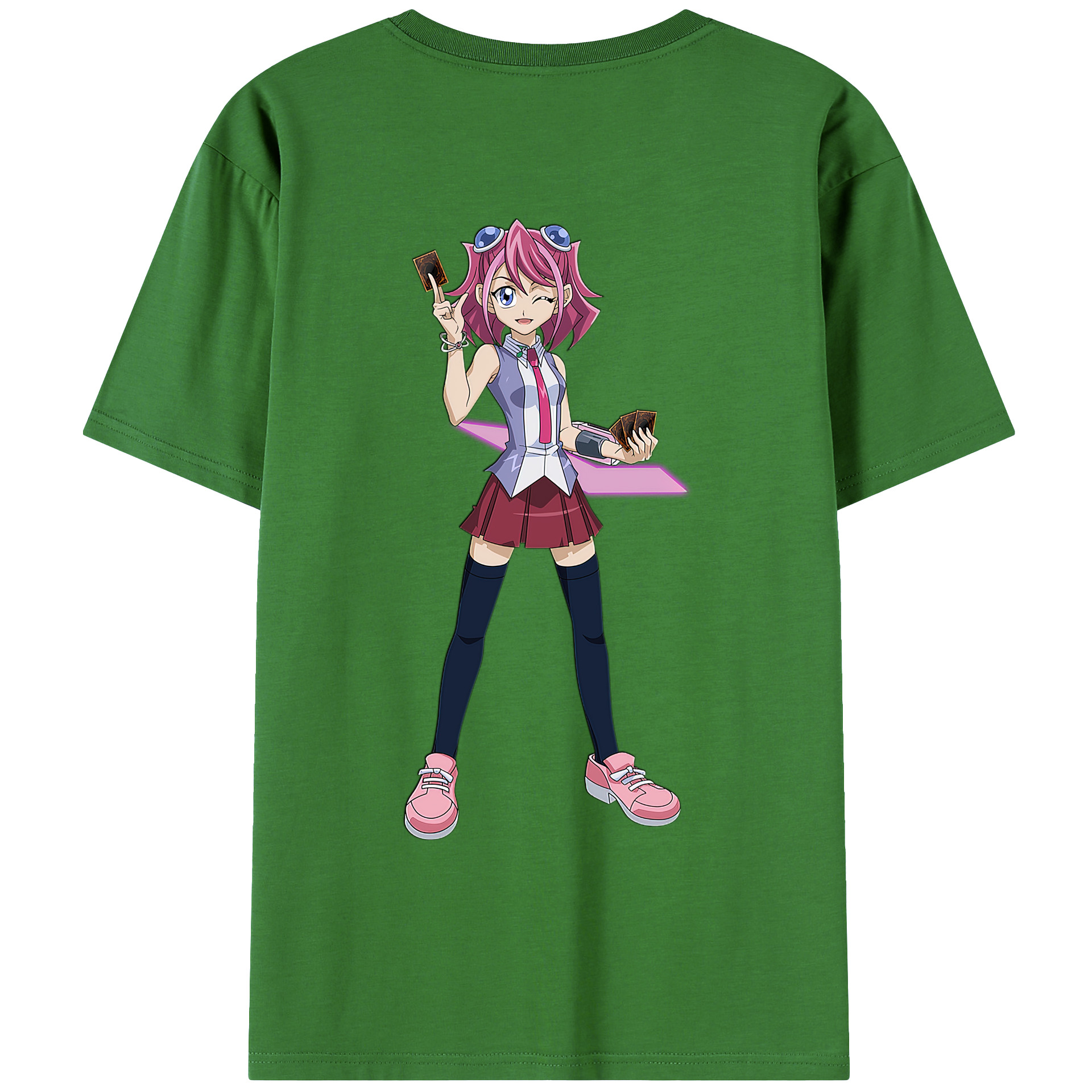（画像用） 遊☆戯☆王 Yu-Gi-Oh! レディース半袖Tシャツ(バックプリント)